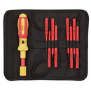 Draper XP1000 9 Piece Torque Screwdriver Set | VDE Dual Insulated Interchangeable Blade | Electrical Tool Driver Set | Hand Tools Set | 65372