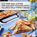 Breville Deep Fill Toastie Maker | 2 Slice Sandwich Toaster | Non-Stick Plates | Cooks a Toastie in 5 Minutes | White [VST091]