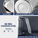 Chihee Oil Strainer Pot Grease Can 2 L Stainless Steel Oil Storage Can Container with Fine Mesh Strainer Dust-Proof lid Non-Slip Plate Suitable for Storing Frying Oil and Cooking Grease