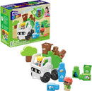 MEGA BLOKS Green Town Sort & Recycle Squad Building Set with 19 Big Building Blocks and Special Pieces, Toy Set for Ages 1 and up