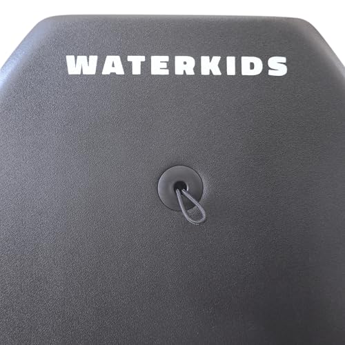 'SHAKA' Kids Bodyboard 36" Body Board & Leash, Stylish Graphics, Lightweight Soft Top Bodyboard, EPS Foam Core, HDPE Slick Bottom & Included Wrist Leash, Great for Kids, Youth and Adult Surfers.