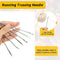 Roasting Trussing Needles Butchers Meat Trussing Needle Stainless Steel Cooking Needles Poultry Trussing Needle for Securing Stuffed Turkey, Chicken, Roasts and Rolled Meats Supplies (6 Pieces)