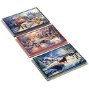Hallmark Thomas Kinkade Boxed Christmas Cards Assortment, Mickey Mouse (3 Designs, 24 Christmas Cards with Envelopes), 5XPX1034
