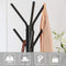 VASAGLE Coat Rack Freestanding, Coat Hanger Stand, Hall Tree with 2 Shelves, for Clothes, Hat, Bag, Industrial Style, Rustic Brown and Black URCR16BX