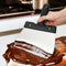 Peohud 2 Pack Coating Spatula for Chocolate, Stainless Steel Chocolate Scraper, Chocolate Thermostat Spatula for Smoothing Dough, Cake