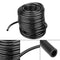 Joyzan Garden Watering Tube, I.D 4mm/O.D 7mm Blank Distribution Tubing Drip Irrigation Hose Water Tube Line Heavy Duty Supply Pipe DIY for Lawn Agriculture Hydroponics Misting System Automatic Black