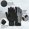 ROCKBROS Winter Cycling Gloves for Men Women Winter Fleece Full Finger Bike Gloves Touch Screen Windproof Non-Slip Gloves