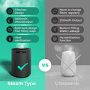 Humidifiers for Large Room, Y&O 10L Steam Whole House Humidifier with Auto Shut Off, Filterless Design, 3 Level Mist Maximum 1200ml/H Output, Covering up to 100m²