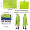 Naturehike Single Person Poncho Raincoat Backpack Cover Outdoor Awning Camping Mini Tarp Sun Shelter(Green)