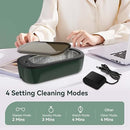 Jewelry Cleaner, 45kHz Ultrasonic Jewelry Cleaning Machine with 4 Time Modes, Portable Professional Household Ultrasonic Jewelry Cleaner for All Jewelry Eyeglasses Watches Shaver