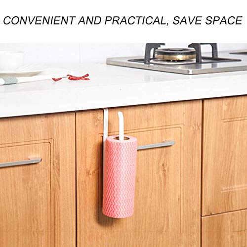 2 Packs Kitchen Cabinet Cupboard Under Shelf Storage Paper Towel Roll Holder Dispenser Napkins Storage Rack