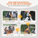 KingCamp Hammock Camping Chair Swinging Rocking Chair for Adults Portable Folding Chair Hold Up to 264 lbs Carrying Bag Cup Holder for Lawn Beach Camp Outside(Brown/2-pack)