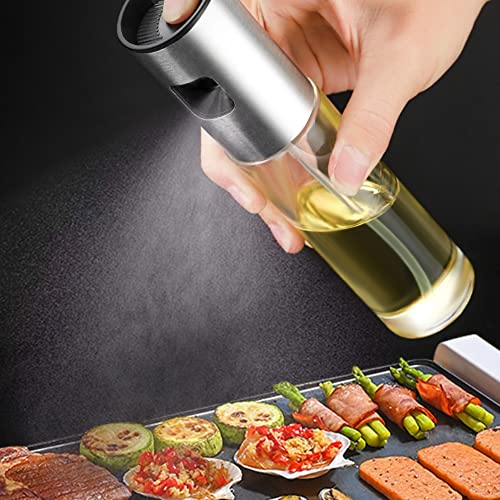 Frafuo Oil Dispenser for Cooking-Oil Sprayer for Cooking-Olive Oil Sprayer Mister-100ml Olive Oil Spray Bottle-Olive Oil Spray for Salad, BBQ, Kitchen Baking, Roasting