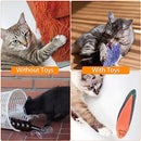 Catnip Toy for Indoor Cats, 3 PCS Plush Cat Toys, Fish Cat Toy, Teething Interactive Catnip Filled, Cat Chew Toys for Cat Kitten Kitty