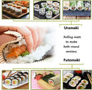 8 in 1 Sushi Making Kit and Rice Ball Molds, Sushi Roller Kit Onigiri Mold, Non-Stick Easy to Use and Clean, with Sushi Mat and Rice Scoop, for Kids Lunch Bento and Home DIY Sushi kit