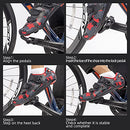 ROCKBROS Bike Pedals Road Bicycle Pedals Cleats Set Clipless Pedals Compatible with Look KEO Structure