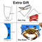 Palmyth Wire Grid Bottom Crab Nets Two Ring Crab Kit with Harness and Bait Clip 24 X 20 X 12