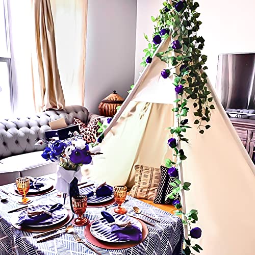 Razee Teepee for Kids 5 Sides, Large Tall, Wedding Teepee, Adult Teepee, Huge Teepee Wide Open Front Teepee Without Door Flaps, Beach Tent (Huge Teepee)