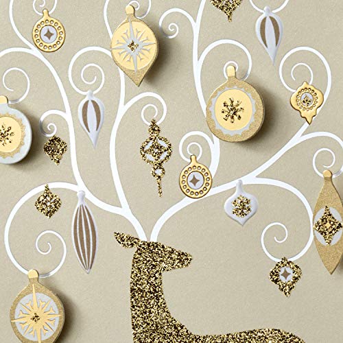 Hallmark Boxed Handmade Christmas Cards Assortment (Set of 24 Special Holiday Greeting Cards and Envelopes) (1XPX5156)