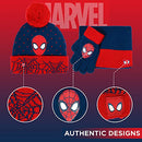 Marvel Spider-Man Kid’s Winter Hat Snow Gloves and Scarf for Boys and Toddlers 3 Pc Set Warm Pom-Pom Beanie with Accessories