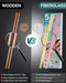 ZDPMK 5 Pairs Reusable Fiberglass colorful Chopsticks Set, Dishwasher Safe, 9.57 Inches, Premium Non-Slip Design with Case – Perfect for Japanese, Korean, and Chinese Cuisine, Great Gift for Parties