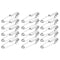 Tuna Clips, 15pcs Portable Stainless Steel Clips Durable Longline Branch Hangers Snap Fishing Accessory Easy On Off for Floats Sharking Tuna Fishing Crabbing Shrimping