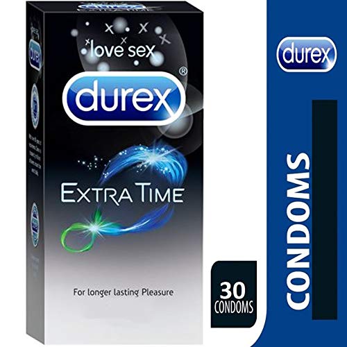 Durex Extra Time Extended Pleasure Condoms - 10 Pack x 3 Retail Pack
