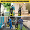 BESTSOON 3600PSI High Pressure Washer, Electric Pressure Washer with Spray Gun and Hose Reel, 2200W Power Washer Electric High Pressure Cleaner Washer Gurney Water Pump Hose with 6 Nozzles