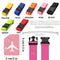 2Pcs Luggage Straps Suitcase Tags Set,Luggage Tags Luggage Straps Set,Non Slip Luggage Strap Suitcase Belt,Suitcase Belt Strap,Suitcase Luggage Strap,Travel Luggage Strap with 2 Name ID Cards,Pink