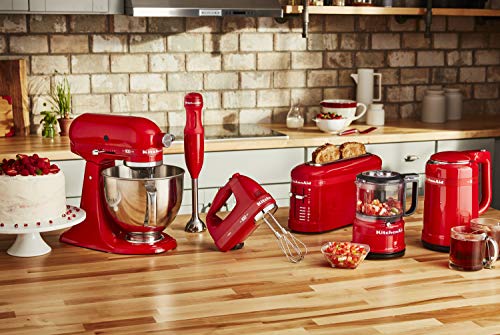KitchenAid KFC3516QHSD 100 Year Limited Edition Queen of Hearts Food Chopper, 3.5 Cup, Passion Red