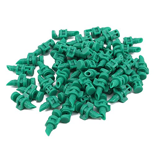 50PC 180 degree greeen Micro Spray Jets Watering Spray Misting Nozzle Sprinkler Irrigation