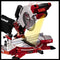 Einhell Power X-Change 18V Mitre Saw - 3000 RPM Circular Saw With Work Table, LED, Dust Collection, 45° Mitre, -47° Bevel - TE-MS 18/210 Li Solo (Battery Not Included)