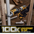 DEWALT IMPACT CONNECT PVC/PEX Cutter with Brace Bracket (DWAPVCIR)