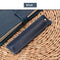 Leather Pencil Case Handmade Pens Holder Bevel Crazy Horse Pen Protective Sleeve Cover, Black