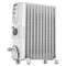 De'Longhi, Portable Oil Column Heater, 2400W with Timer, Addional Fan to Boost Heat, Castors and Cool-Touch Handle, 24 H, DL2401TF, White