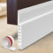 [New Upgrade] Huge Gap Door Draft Stopper, 3.4" W Widened Door Sweep Seal Gap Up to 1.8" for Interior & Exterior Doors - Keeping Draft, Noise, Dust and Unwanted Animals Out,3.4" W x 39" L,White