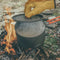 Fire-Maple Camping Cookware Set with Pot, Kettle, Pan for 4 People Feast4, Easy to Clean Hard Anodized Aluminum, 8 Piece Pot and Mess Kit, Essential Pots and Pans Set, Camping Gear and Accessories