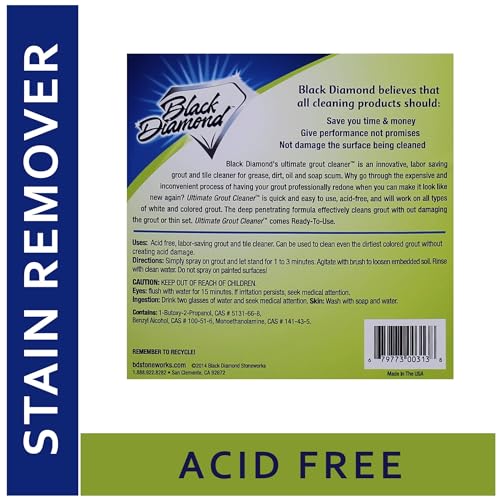 Ultimate Grout Cleaner: Best Grout Cleaner for Tile and Grout Cleaning, Acid-Free Safe Deep Cleaner & Stain Remover for Even The Dirtiest Grout, Best Way to Clean Grout in Ceramic, Porcelain, Marble.