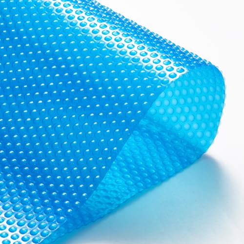 VEVOR Solar Pool Cover, 28 x 14 ft Rectangle Solar Blanket for Pools, Inground Above Ground Swimming Pool Solar Cover, 16 mil Solar Covers Blue