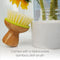 Full Circle Bubble Up Dish Brush, White (Pack of 6), Green, Pack of 6 - Brushes