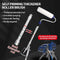 ZHUITU Airless Paint Sprayer Roller Inner Feed for High Pressure Airless Spray Gun with Wand Power Wall Brush Self-Priming Paint Roller 11.8 inch Extension Pole, Silver