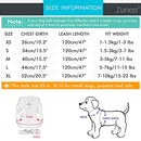 ZUNEA Small Dog Harness and Lead Set No Pull Puppy Vest Harnesses Adjustable Reflective Soft Mesh Step-in Pet Cat Harness Escape Proof for Walking, Bright Colors for Dogs Girl Boy Pink XS