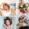 Big Hair Rollers Hair Curlers Self Grip Holding Rollers,18Pcs Salon Hair Dressing Curlers,Self Grip Hair Rollers,DIY Curly Hairstyle Curlers,Self Grip Hair Rollers Hair Curlers with Clips and Comb