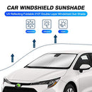 KUST Windshield Sun Shade Blocks UV Rays Sun Visor Protector Foldable Sunshade for Toyota Corolla Sedan 2018-2021 Keep Your Car Cooler