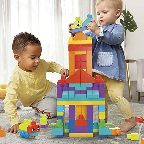 Mega BLOKS Bigger Building Bag Building Set with 150 Big and Colorful Building Blocks, and 1 Storage Bag