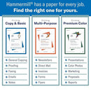 Hammermill Premium Laser Print 32lb Copy Paper, 8.5 x 11, 1 Ream, 500 Sheets, Made in USA, Sustainably Sourced from American Family Tree Farms, 98 Bright, Acid Free, Laser Printer Paper, 104646R