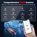 ANCEL BD200 Bluetooth 5.0 OBD2 Scanner Exclusive Free APP with Battery Test, Performance Test, Trip Analysis Car Diagnostic Scan Tool OBD Adapter Check Engine Code Reader for iPhone, iPad & Android