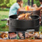 Onlyfire 6008 BBQ Roast Rotisserie Skewer Forks for 8x8 mm Square Spit Rods