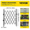 VEVOR Single Folding Security Gate, 60" H x 43" W Folding Door Gate, Steel Accordion Security Gate, Flexible Expanding Security Gate, 360° Rolling Barricade Gate, Scissor Gate/Door with Padlock