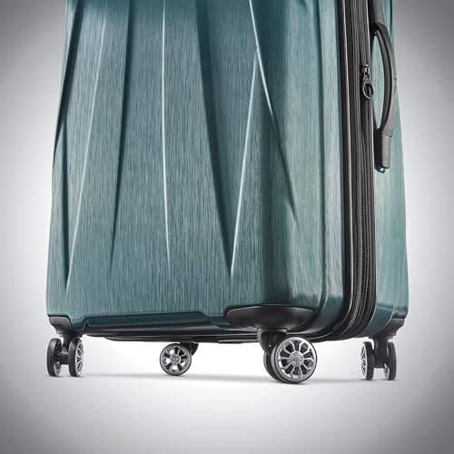 Samsonite Unisex-Adult Centric 2 Hardside Expandable Luggage with Spinners, Emerald Green, 3-Piece Set (20/24/28), Centric 2 Hardside Expandable Luggage with Spinners